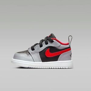 Jordan 1 Low Alt Baby/Toddler Shoes Black/Cement Grey/White/Fire Red Size 8C
